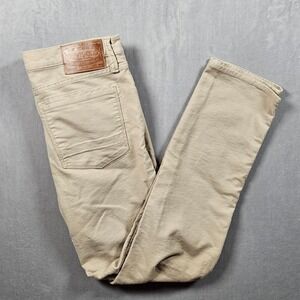 Devil Dog Jeans Men's 32x32 Rugged Tan Slim Fit Comfort Stretch Tapered Denim‎